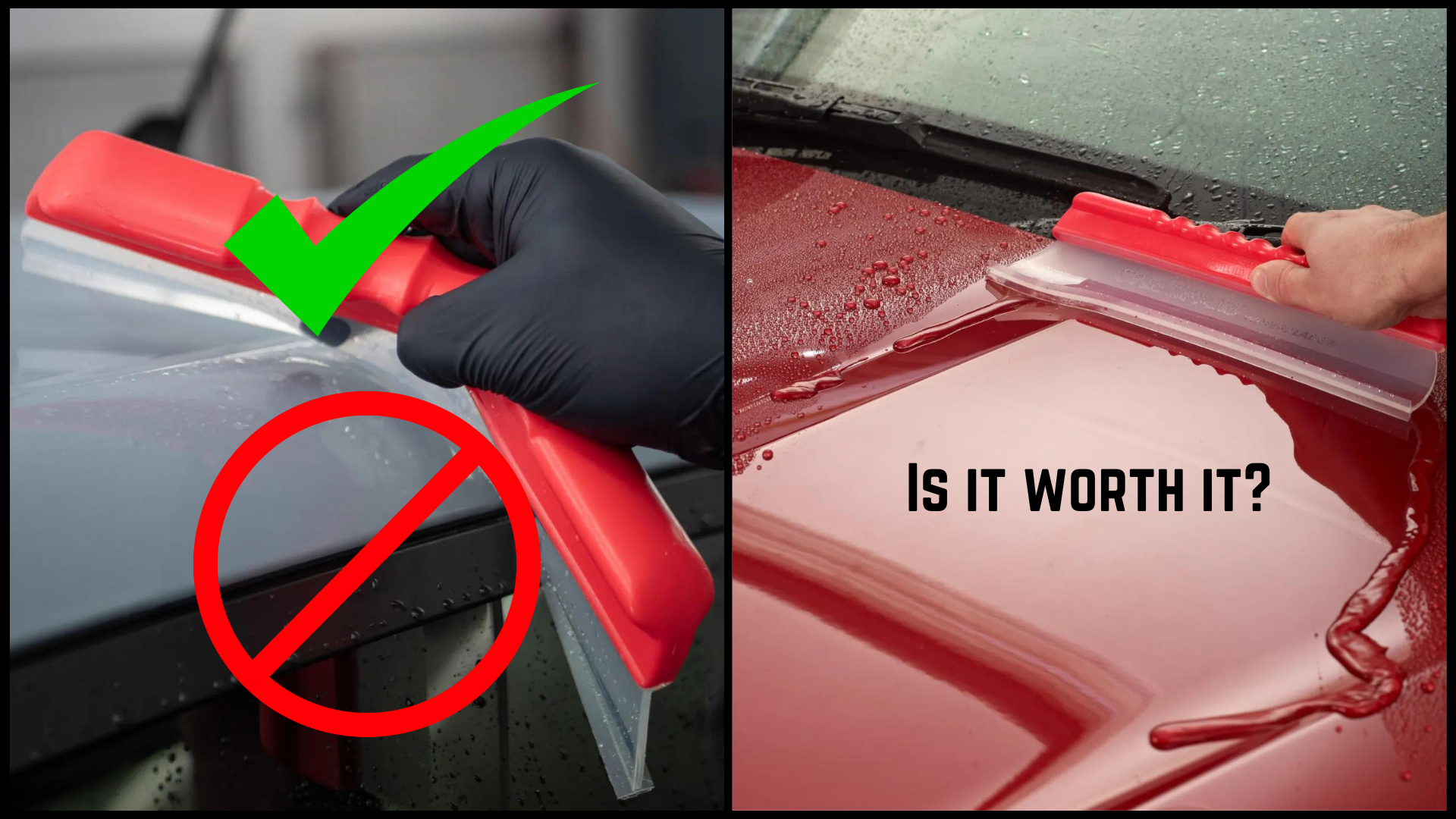 Silicone Car Drying Blade  Scratch & Streak Free Drying