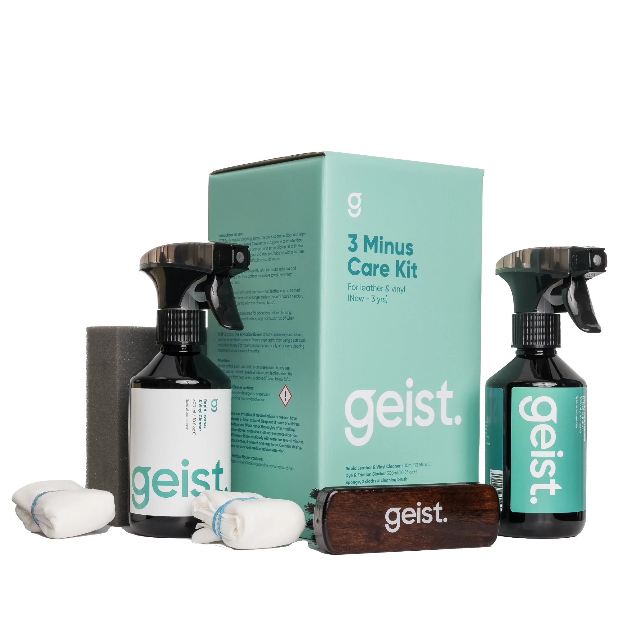 Geist 3 Minus Care Kit for Leather & Vinyl