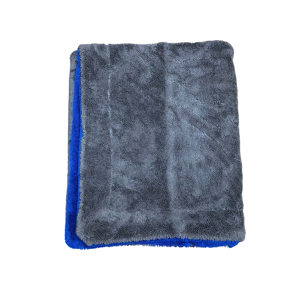 MCC Signature Double Twist Drying Towel - Blue & Grey (70x90)