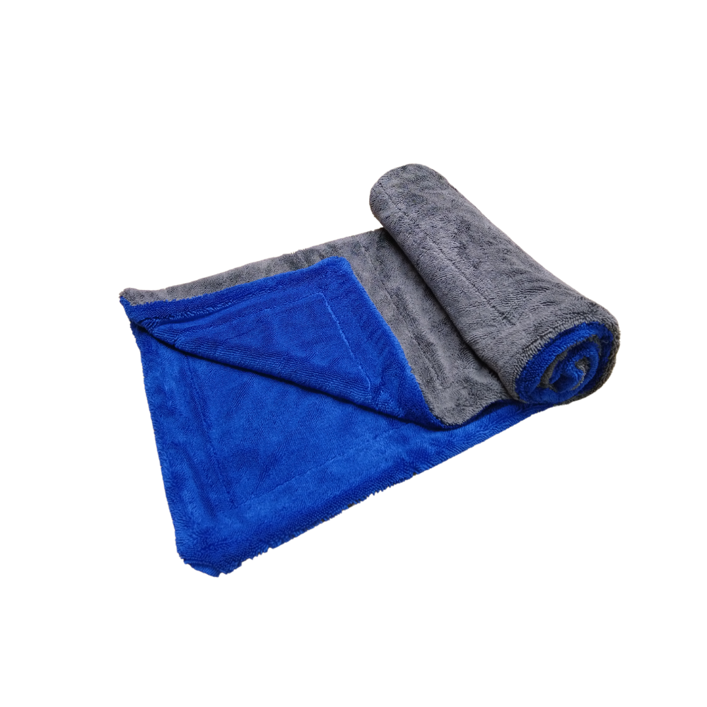 MCC Signature Double Twist Drying Towel - Blue & Grey (70x90)