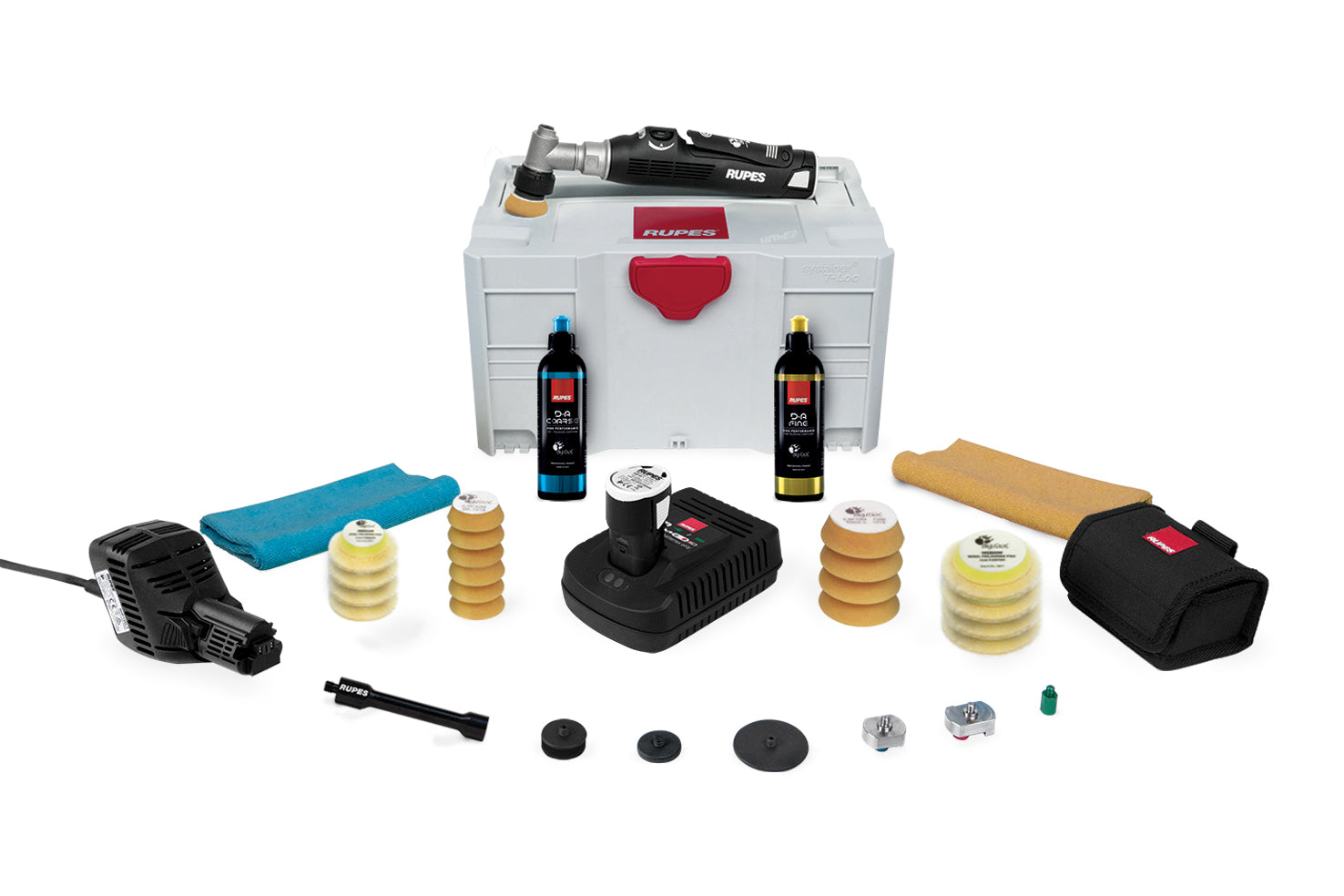 Rupes Bigfoot iBrid Nano Polisher (Long Neck) - Deluxe Kit