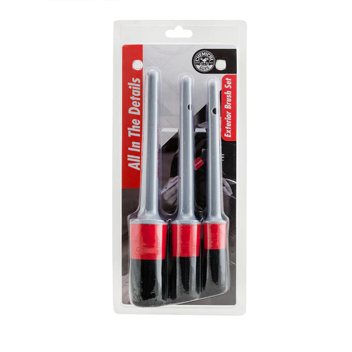 Chemical Guys All In The Details Exterior Brushes (3 Pack)