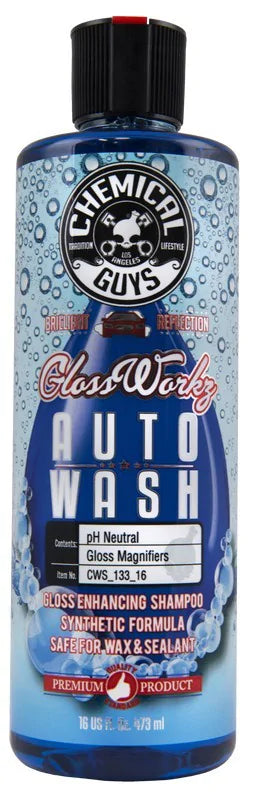 Chemical Guys - Glossworkz AutoWash Gloss Booster &amp; Paintwork Cleanser (16OZ)