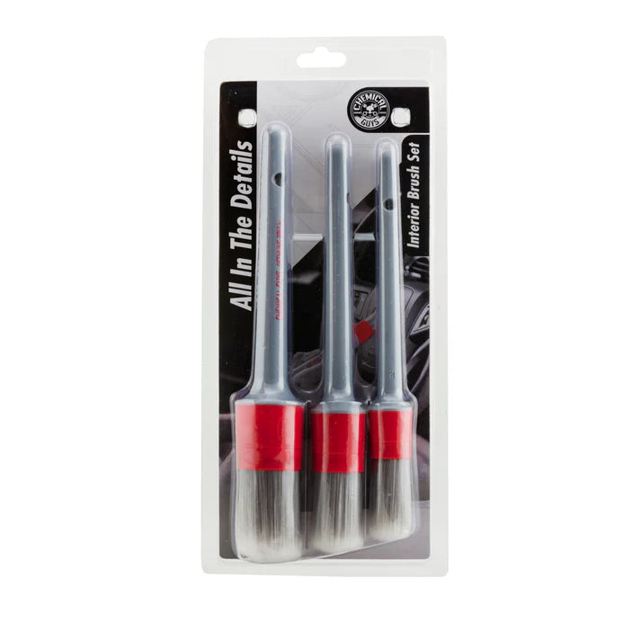 Chemical Guys All In The Details Interior Brushes (3 Pack)